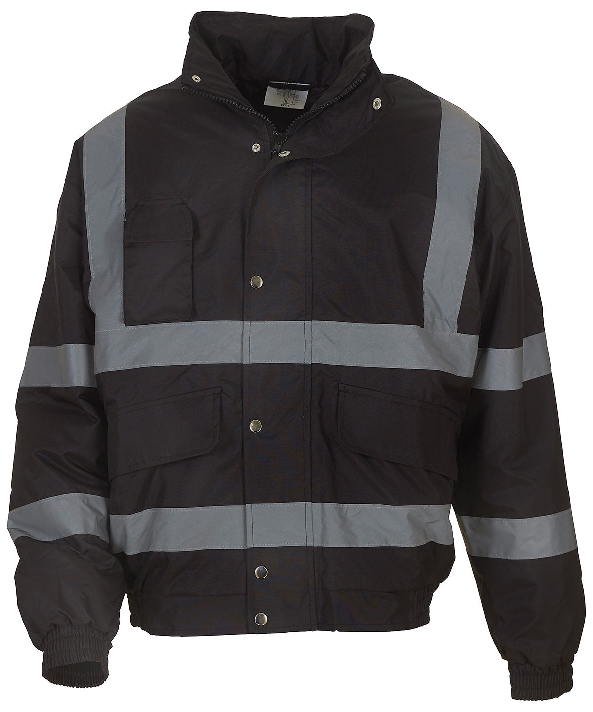 Hi-vis classic bomber jacket (HVP211) - Black