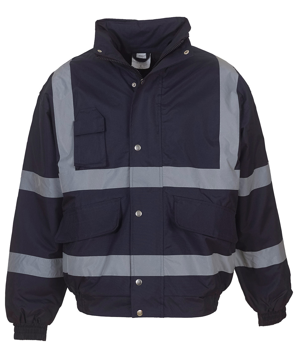 Hi-vis classic bomber jacket (HVP211) - Navy