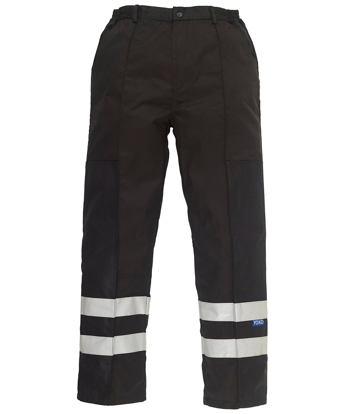 Reflective polycotton ballistic trousers (BS015T) - Black