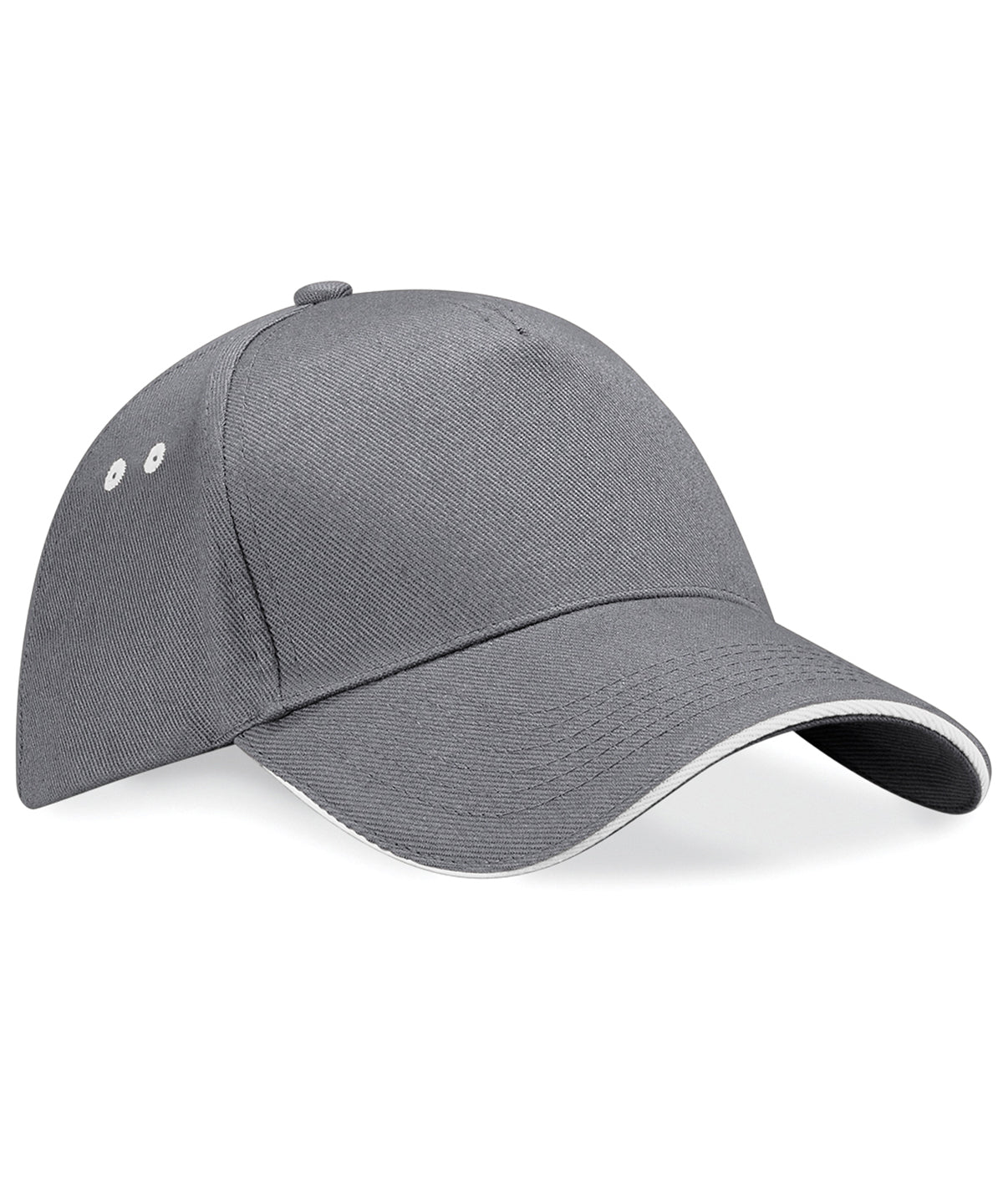 Ultimate 5-panel cap - sandwich peak - Graphite/Oyster Grey