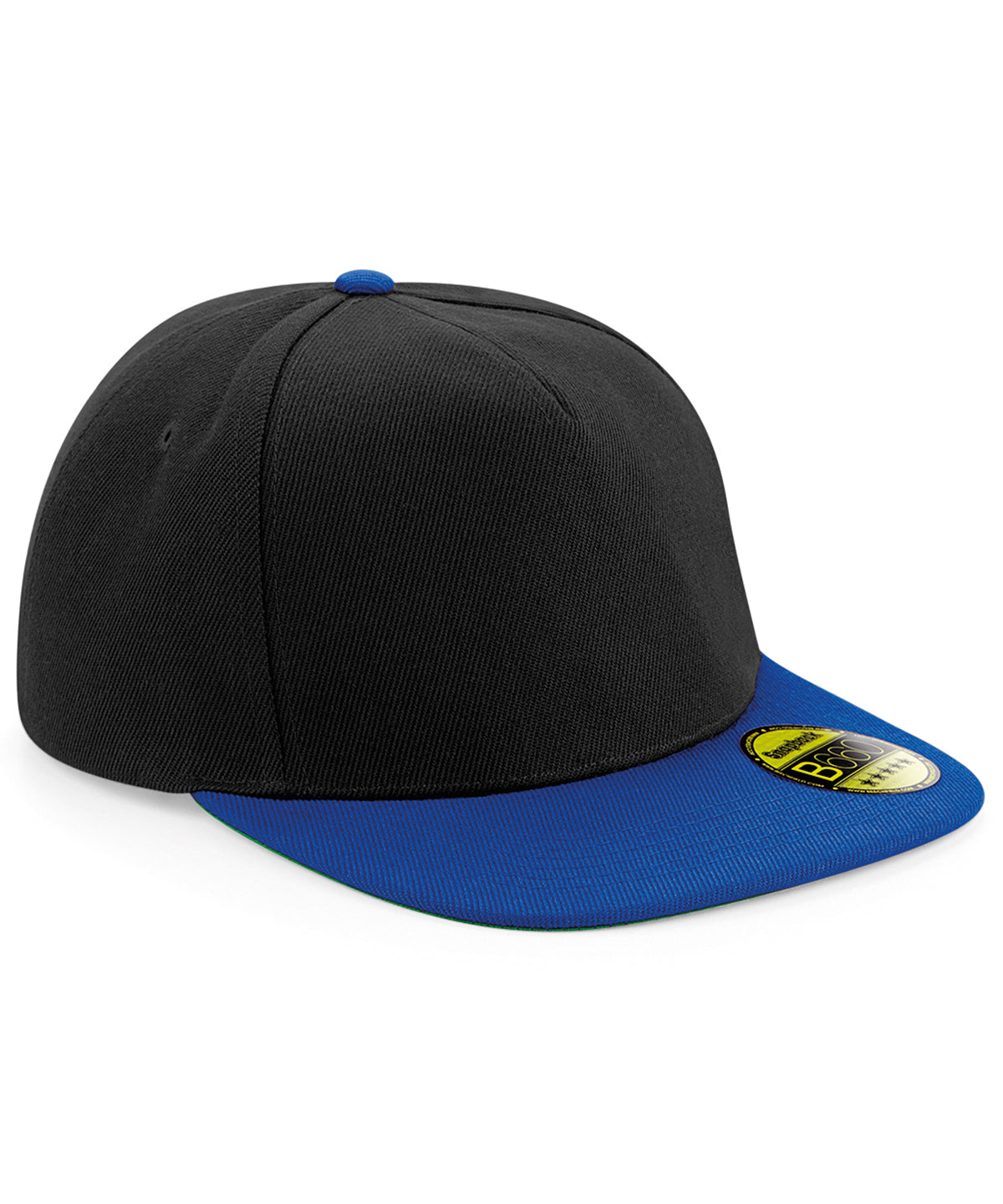 Original flat peak snapback - Black/Bright Royal