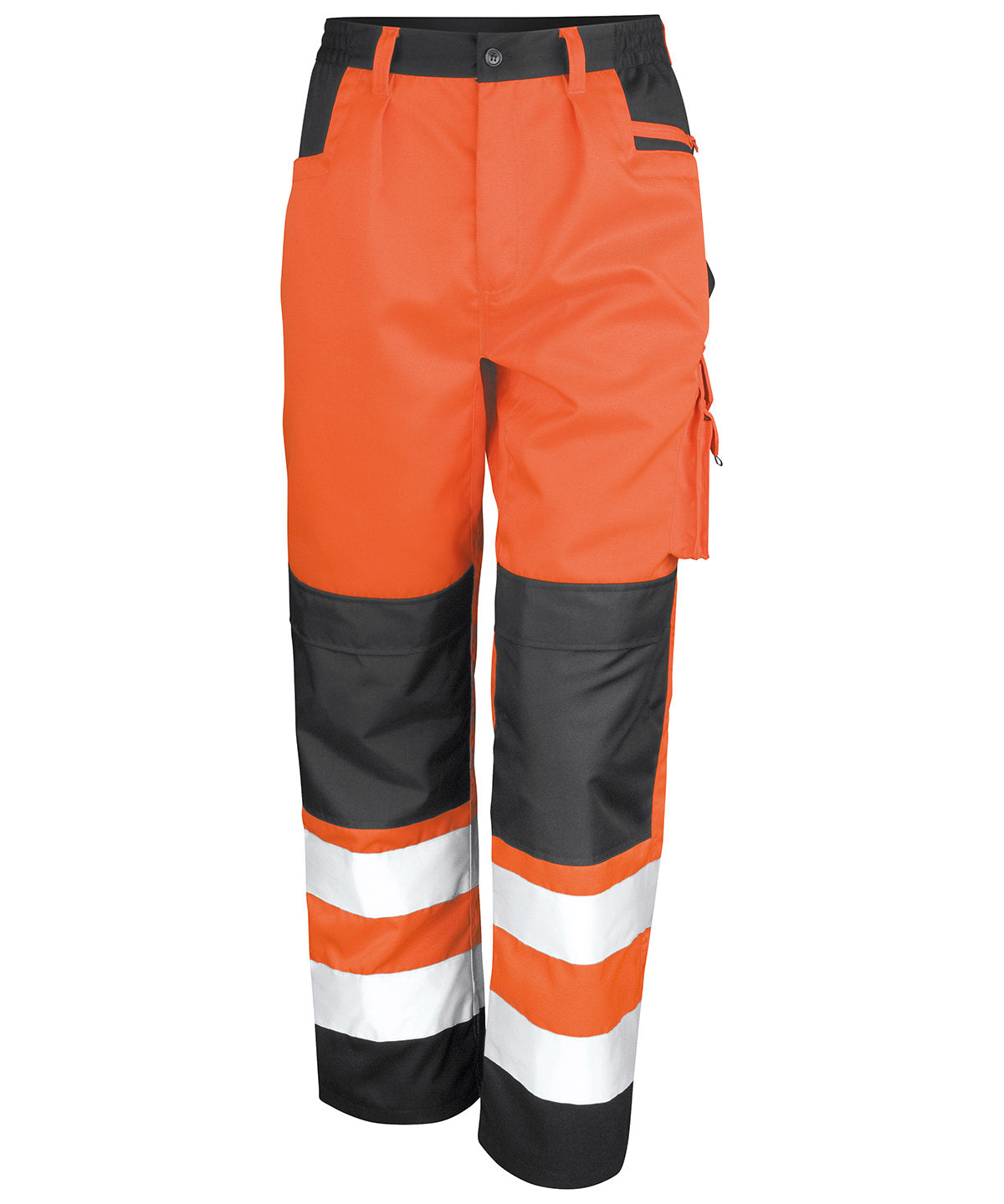 Safety cargo trousers - Orange
