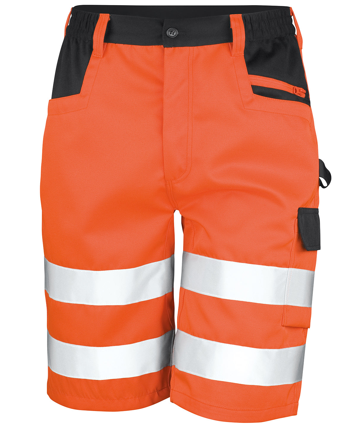 Safety cargo shorts - Orange