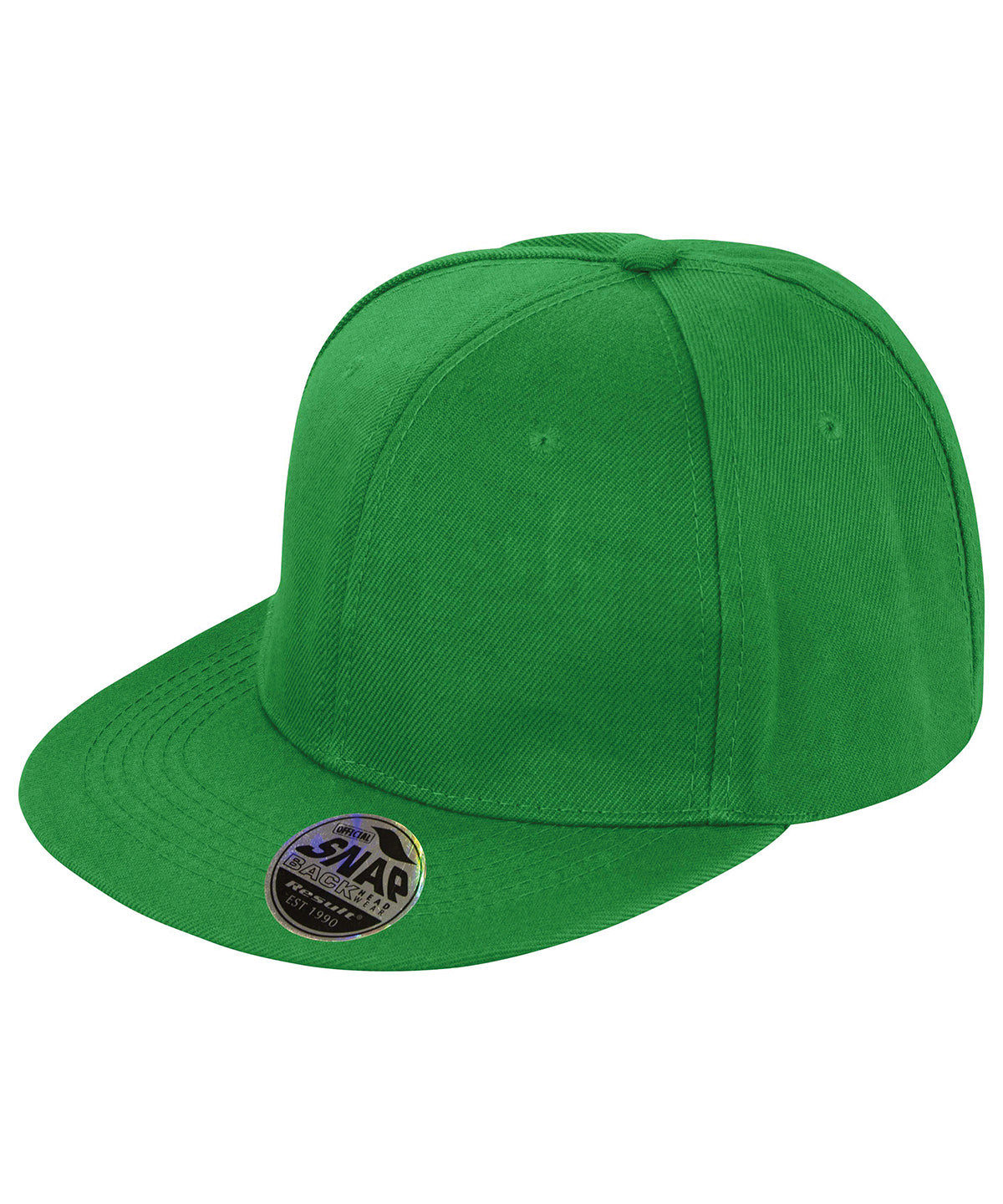 Bronx original flat peak snapback cap - Emerald