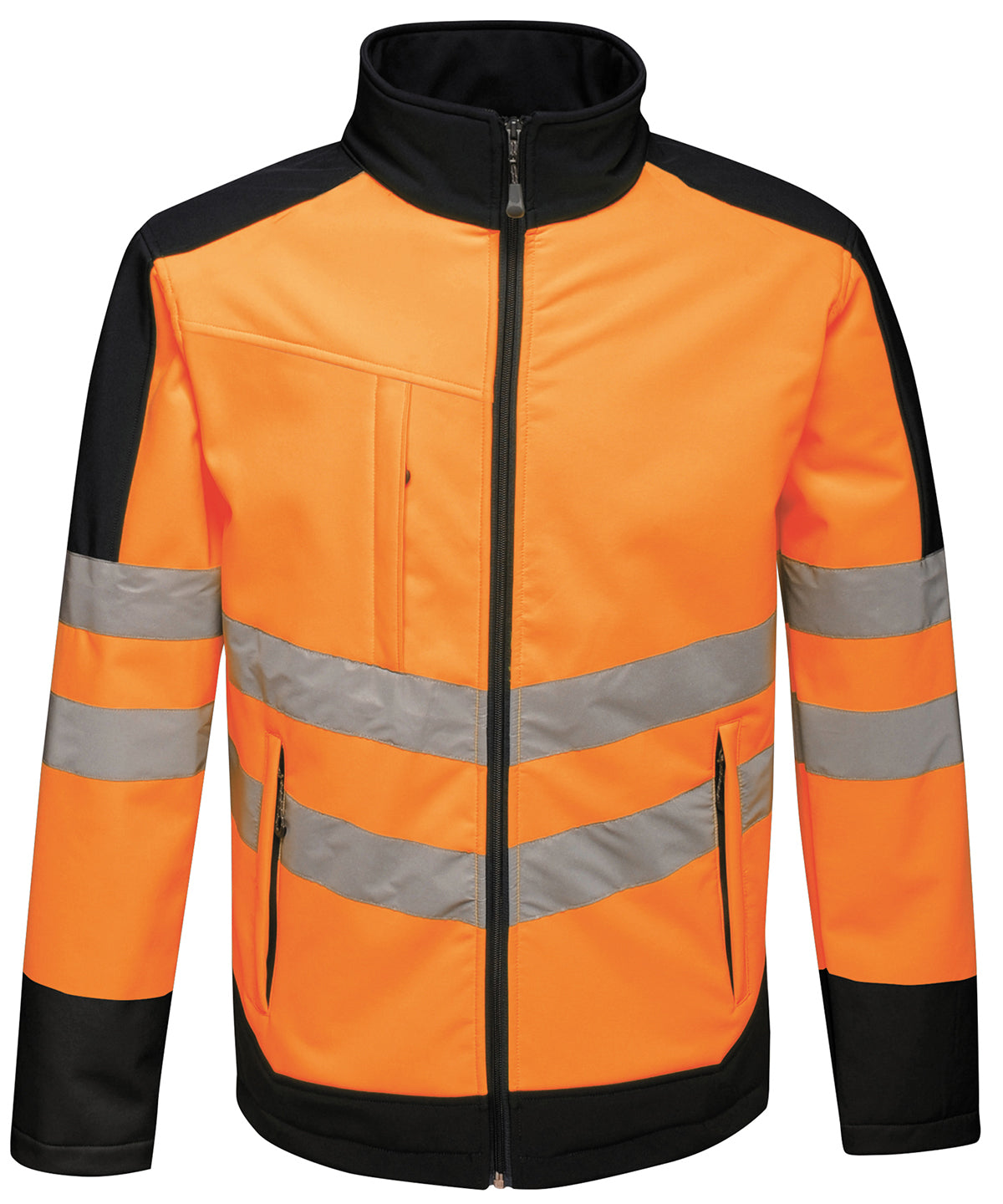 High-vis pro softshell - Orange/Navy
