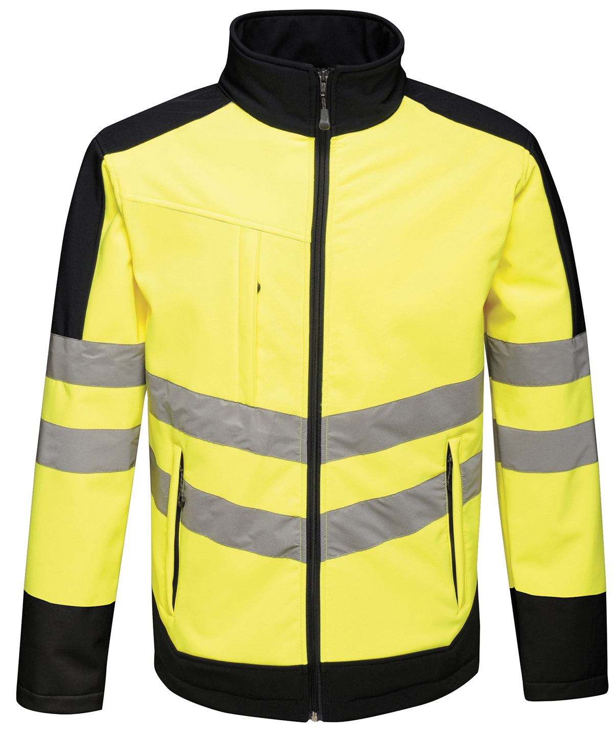 High-vis pro softshell - Yellow/Navy