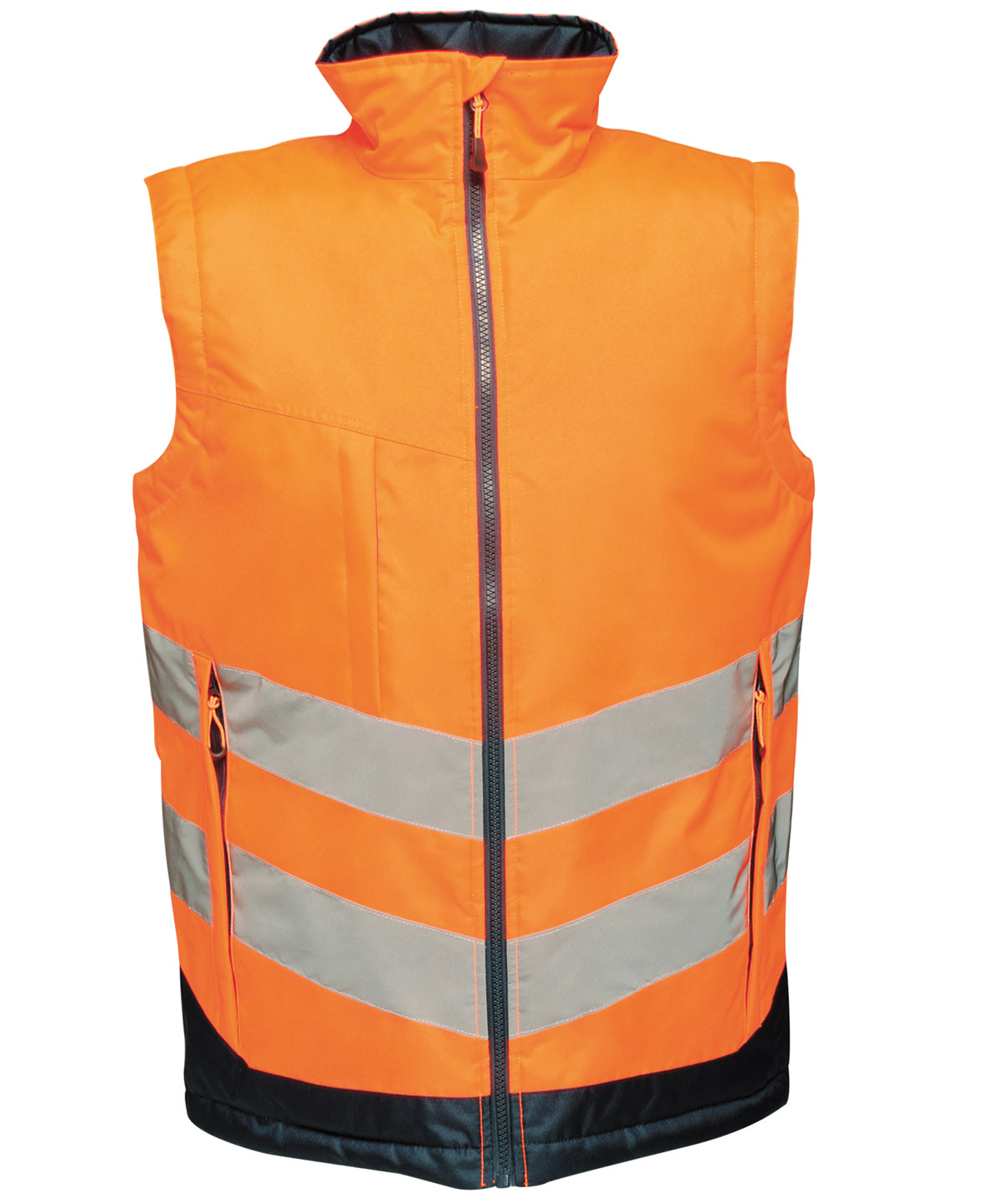 High-vis pro bodywarmer - Orange/Navy
