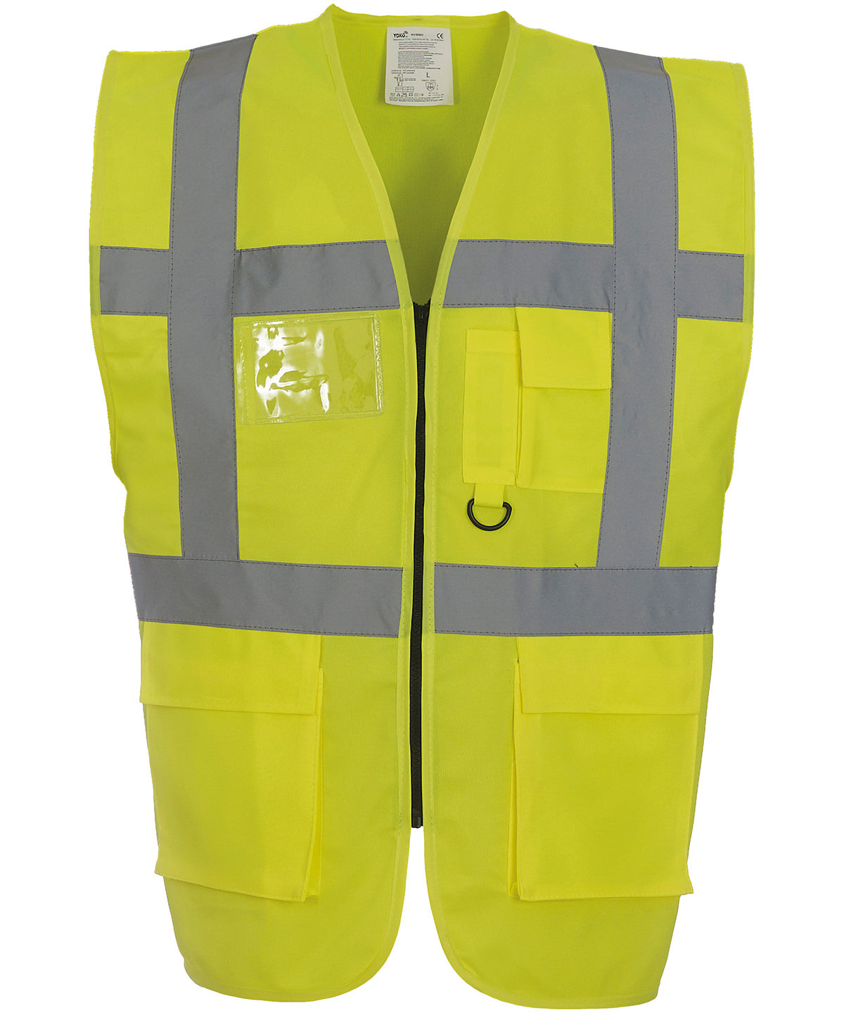 Multifunctional executive hi-vis waistcoat (HVW801) - Yellow*