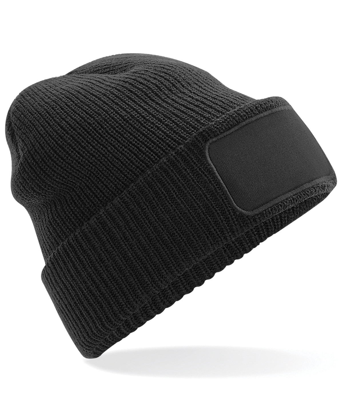 Thinsulate™ patch beanie - Black