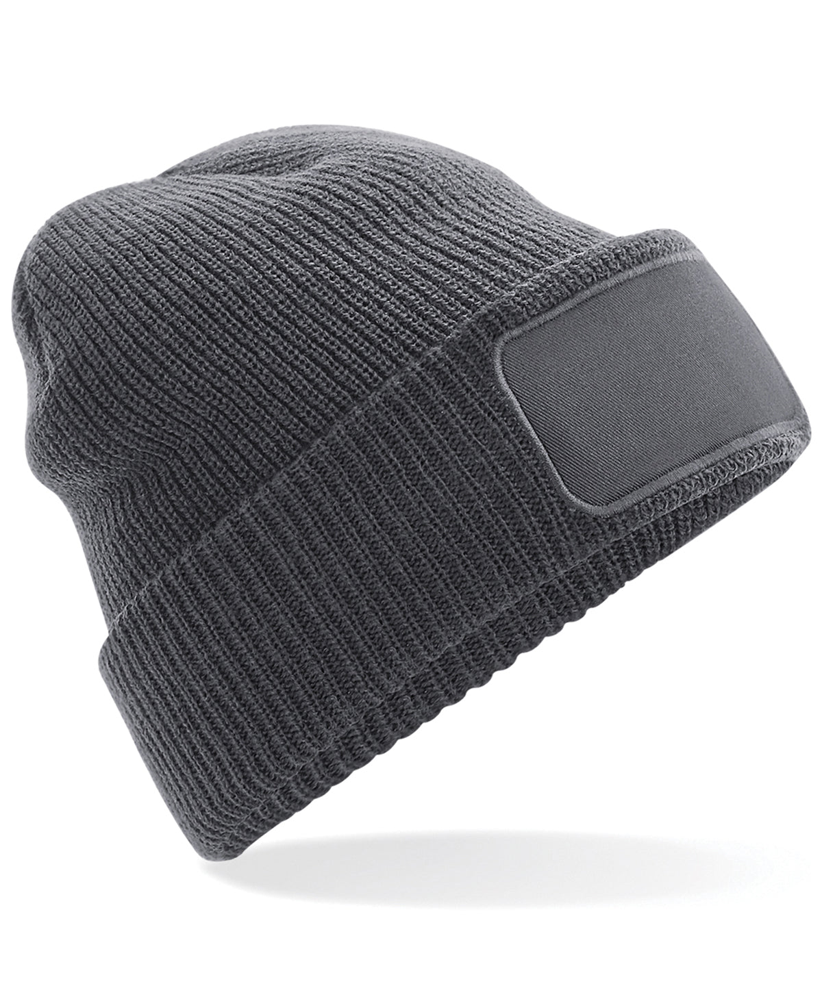 Thinsulate™ patch beanie - Graphite Grey