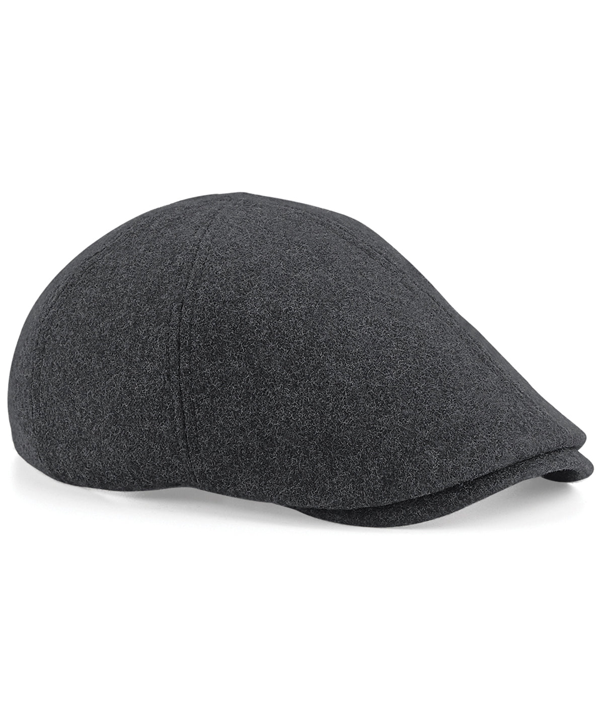 Melton wool ivy cap - Charcoal Marl