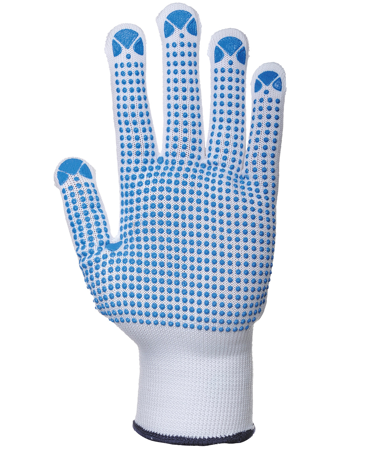Nylon polka dot glove (A110) - Blue/White
