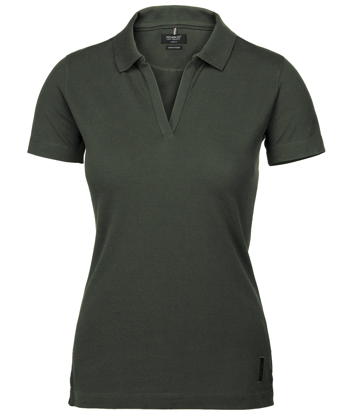 Women’s Harvard v-neck – stretch deluxe polo - Olive