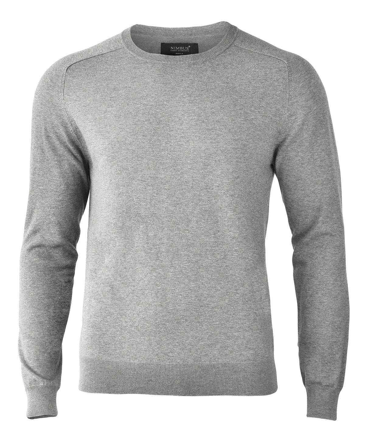 Brighton – elegant round neck - Grey Melange