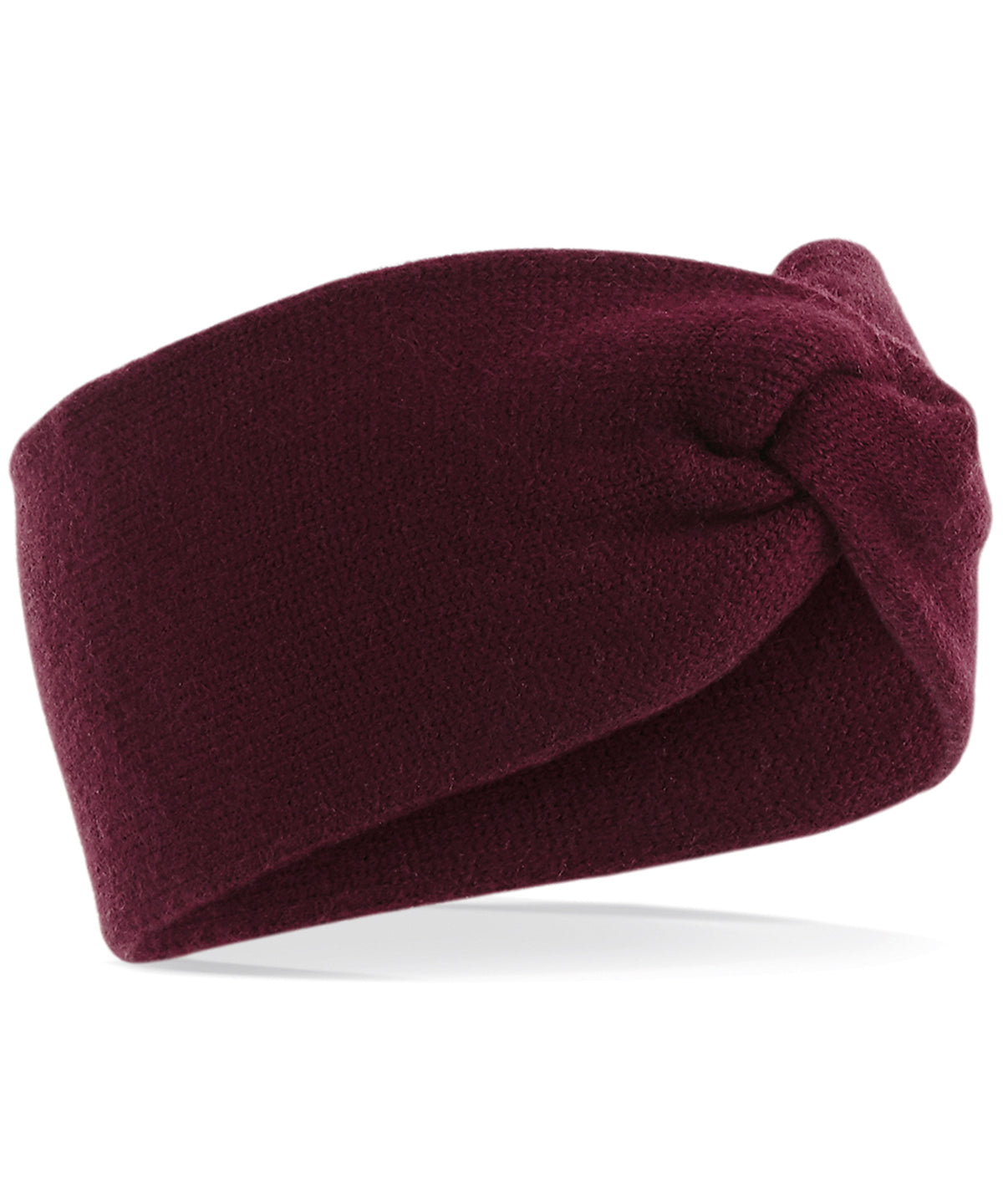 Twist knit headband - Burgundy