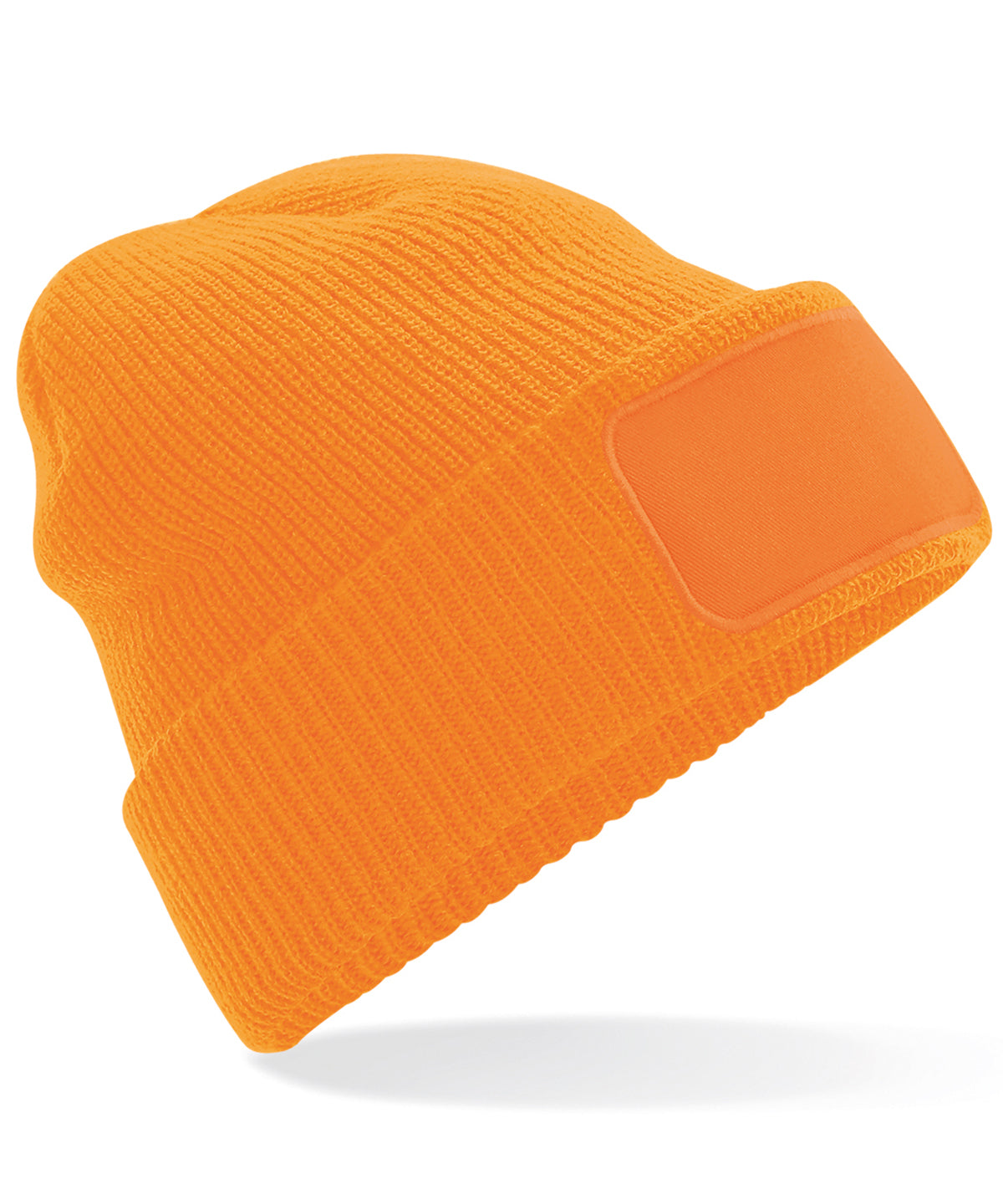 Thinsulate™ patch beanie - Fluorescent Orange