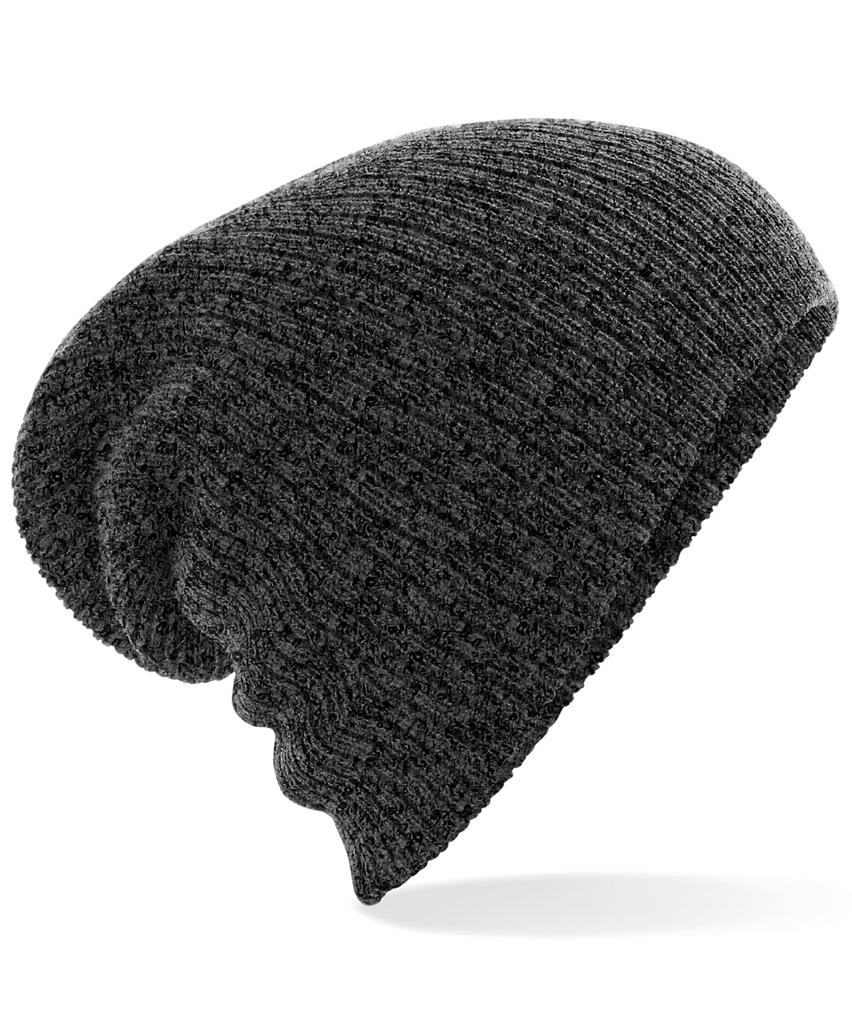 Heavy gauge slouch beanie - Antique Grey