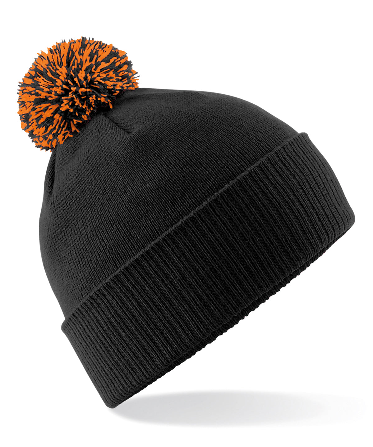Snowstar® beanie - Black/Orange