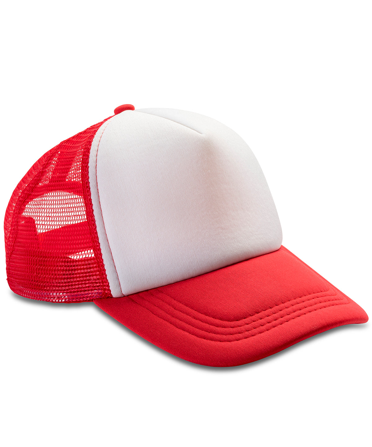 Core Detroit ½ mesh truckers cap - Red/White