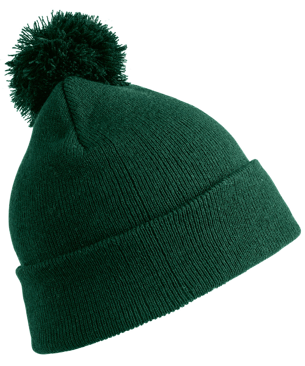 Junior pom pom beanie - Bottle Green