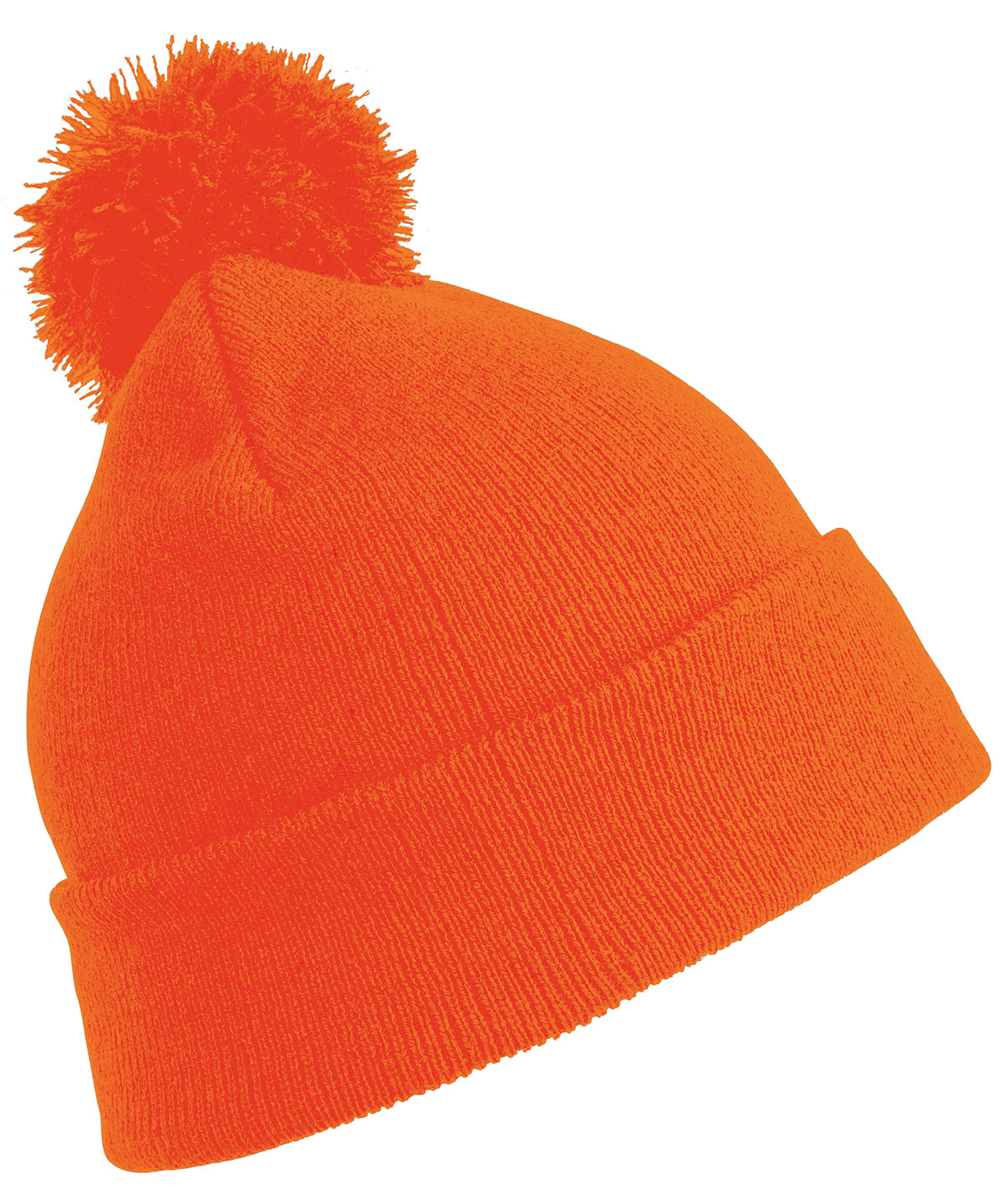 Pom pom beanie - Flo Orange