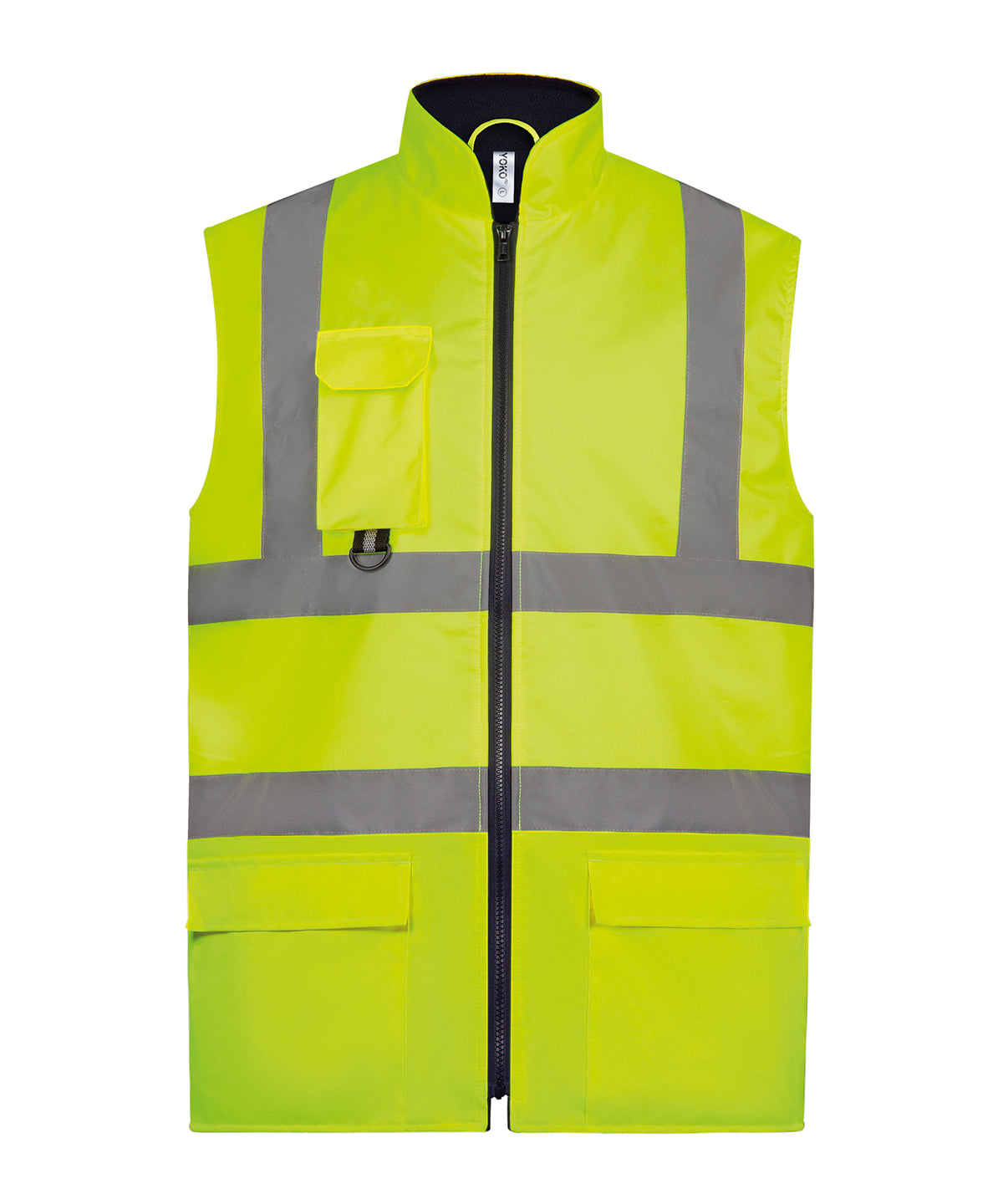 Hi-vis padded bodywarmer (HV005) - Yellow
