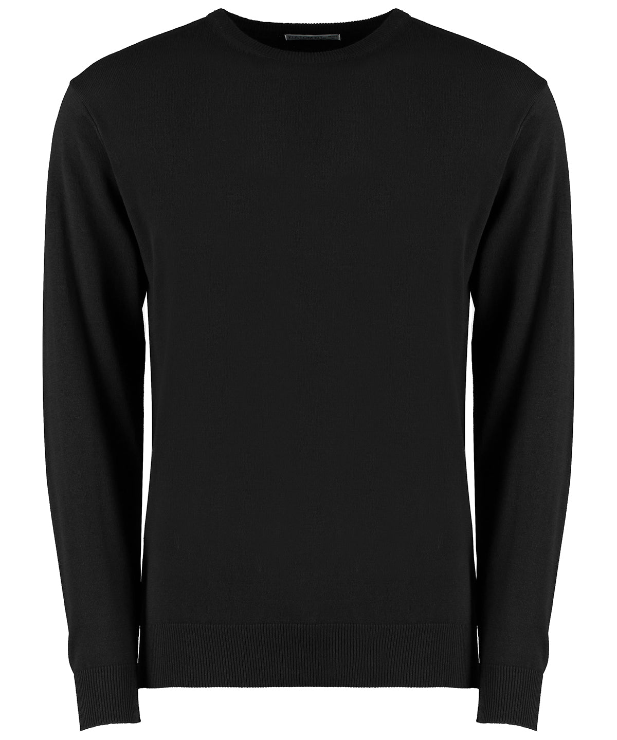 Regular fit Arundel crew neck sweater - Black