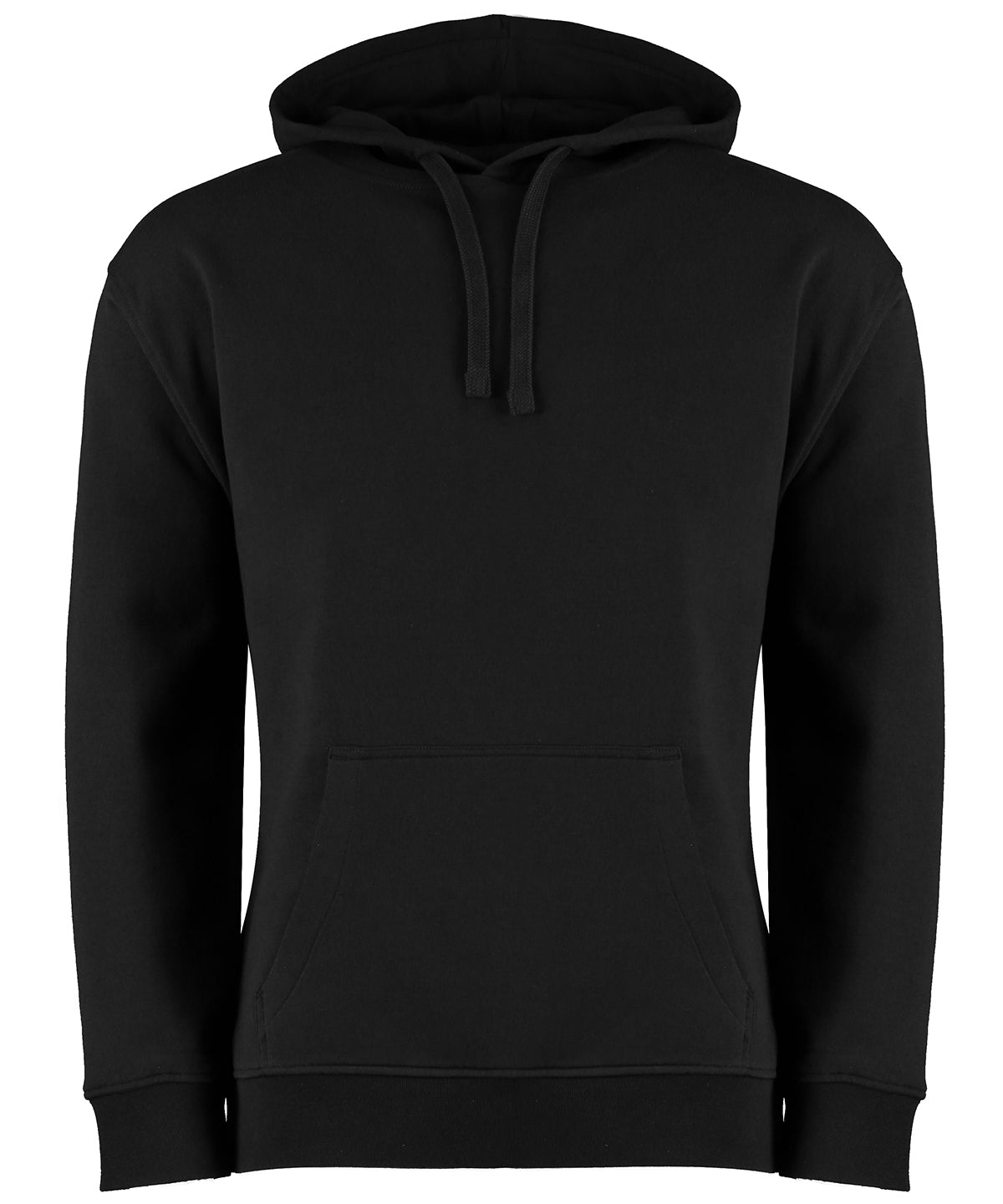 Regular fit hoodie - Black*