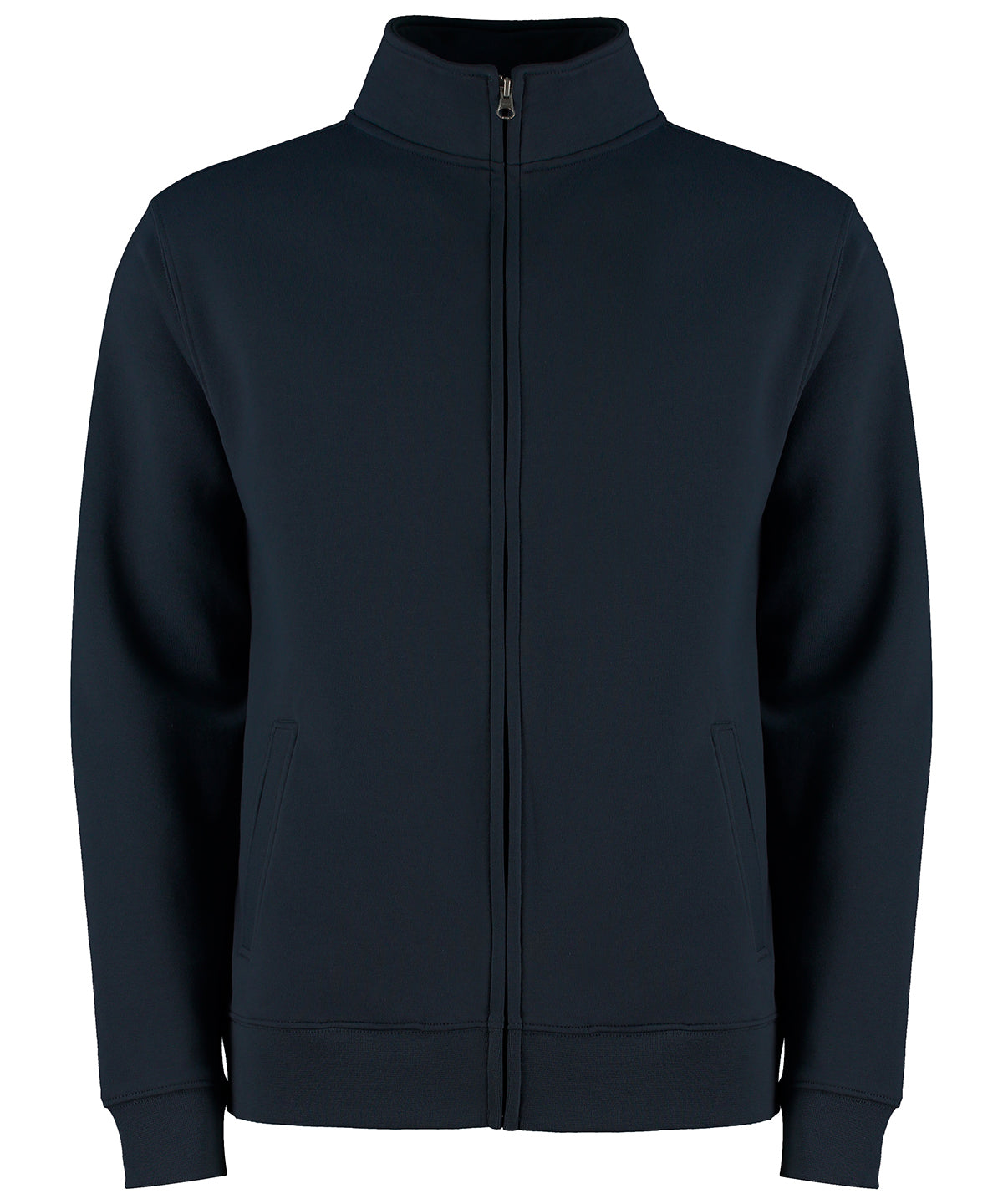 Regular fit zipped sweatshirt - Navy