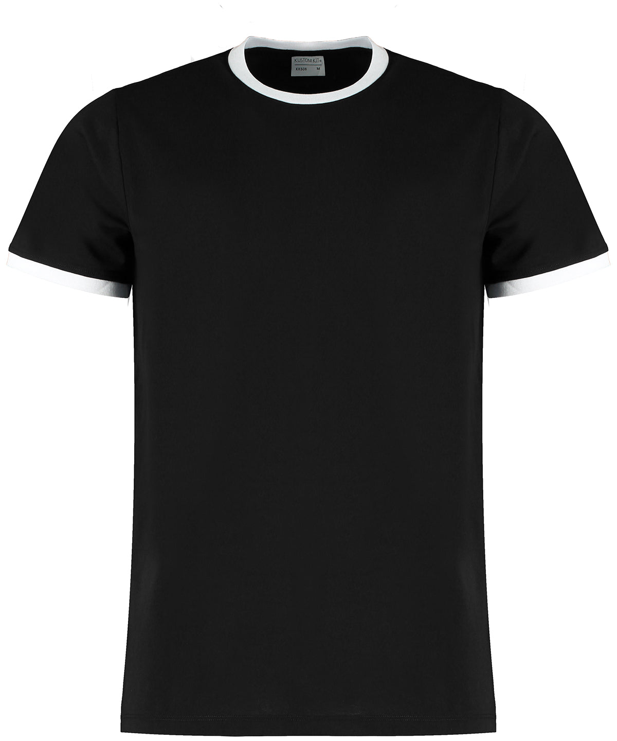 Fashion fit ringer tee - Black/White