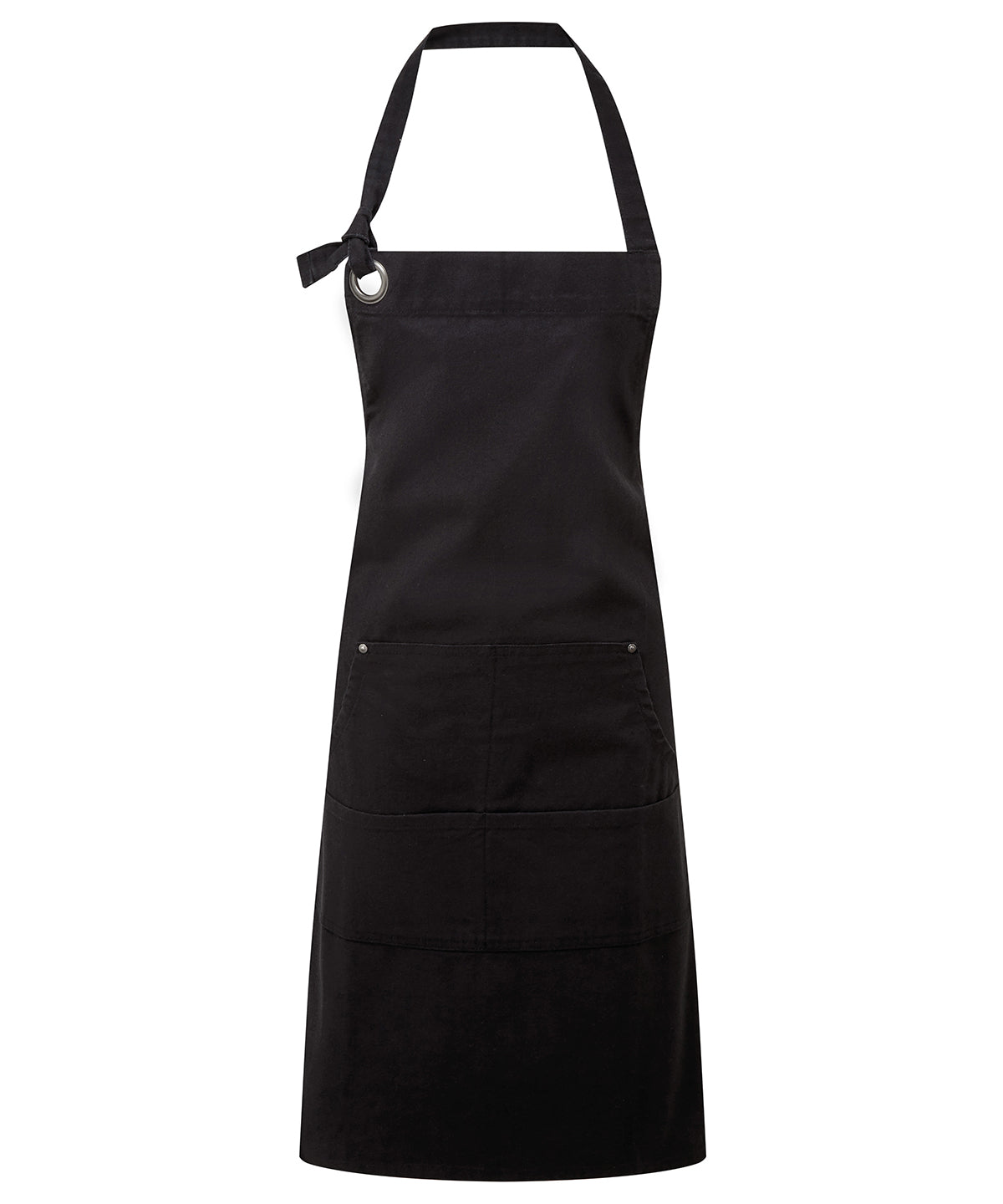 Calibre heavy cotton canvas pocket apron - Black