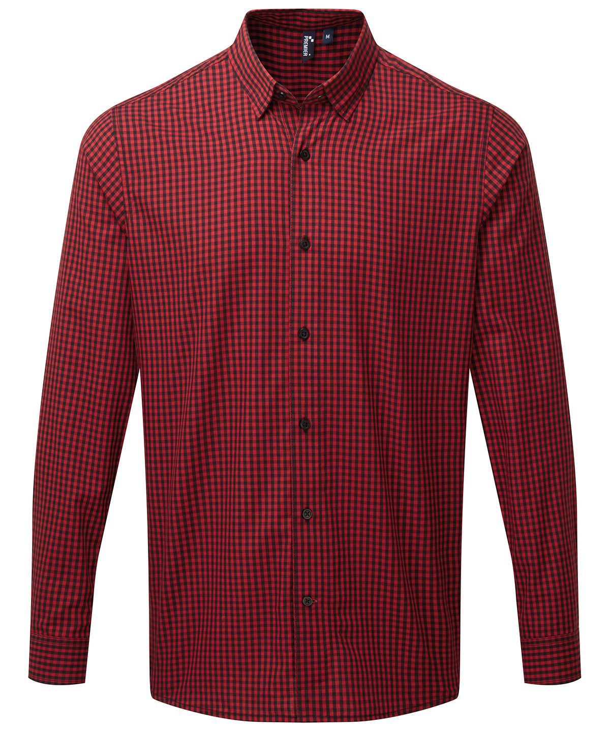 Maxton check long sleeve shirt - Black/Red