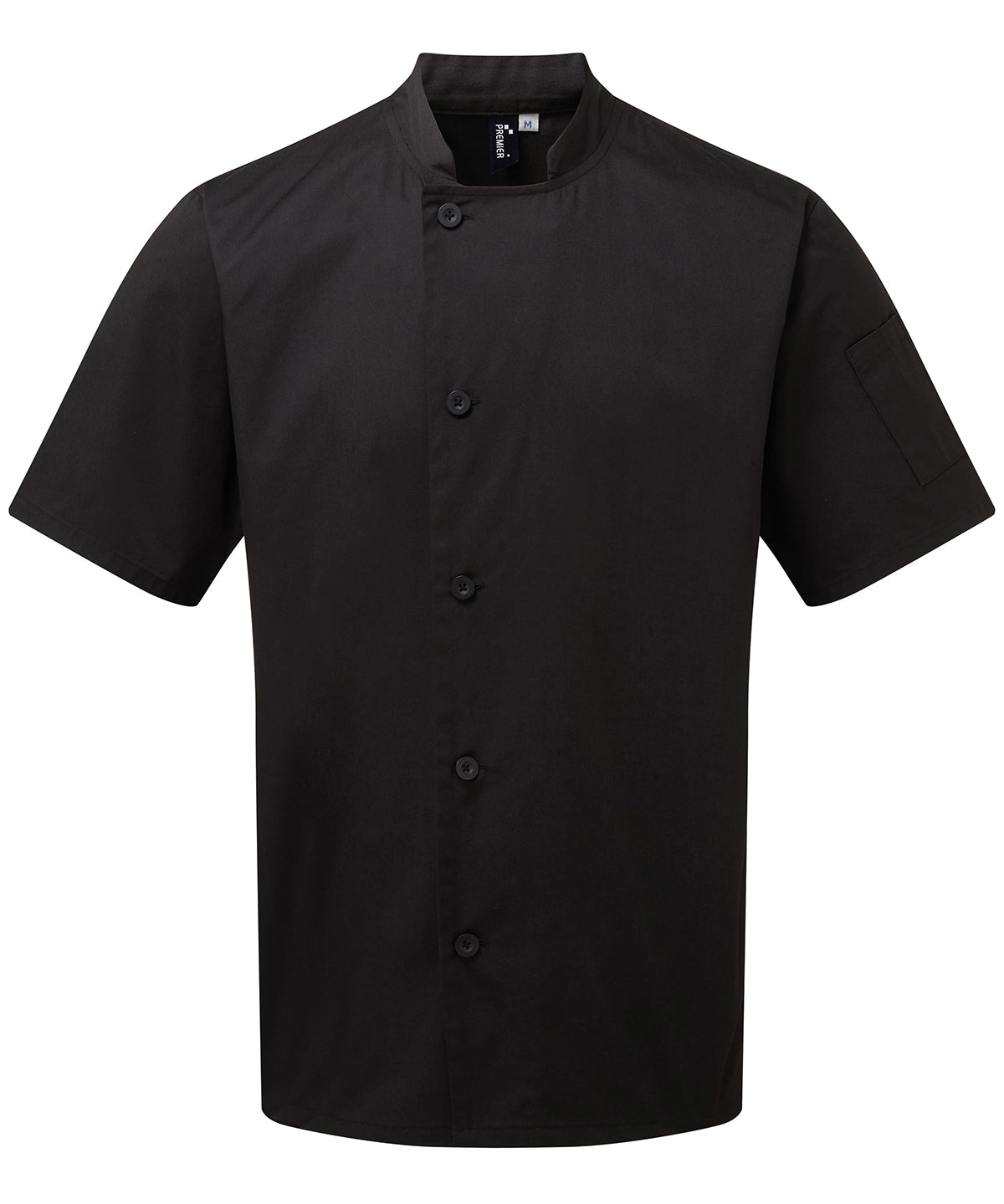 Chef's essential short sleeve jacket - Black