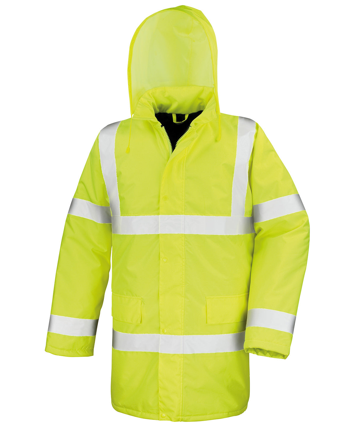 Core safety high-viz coat - Hi-Viz Yellow