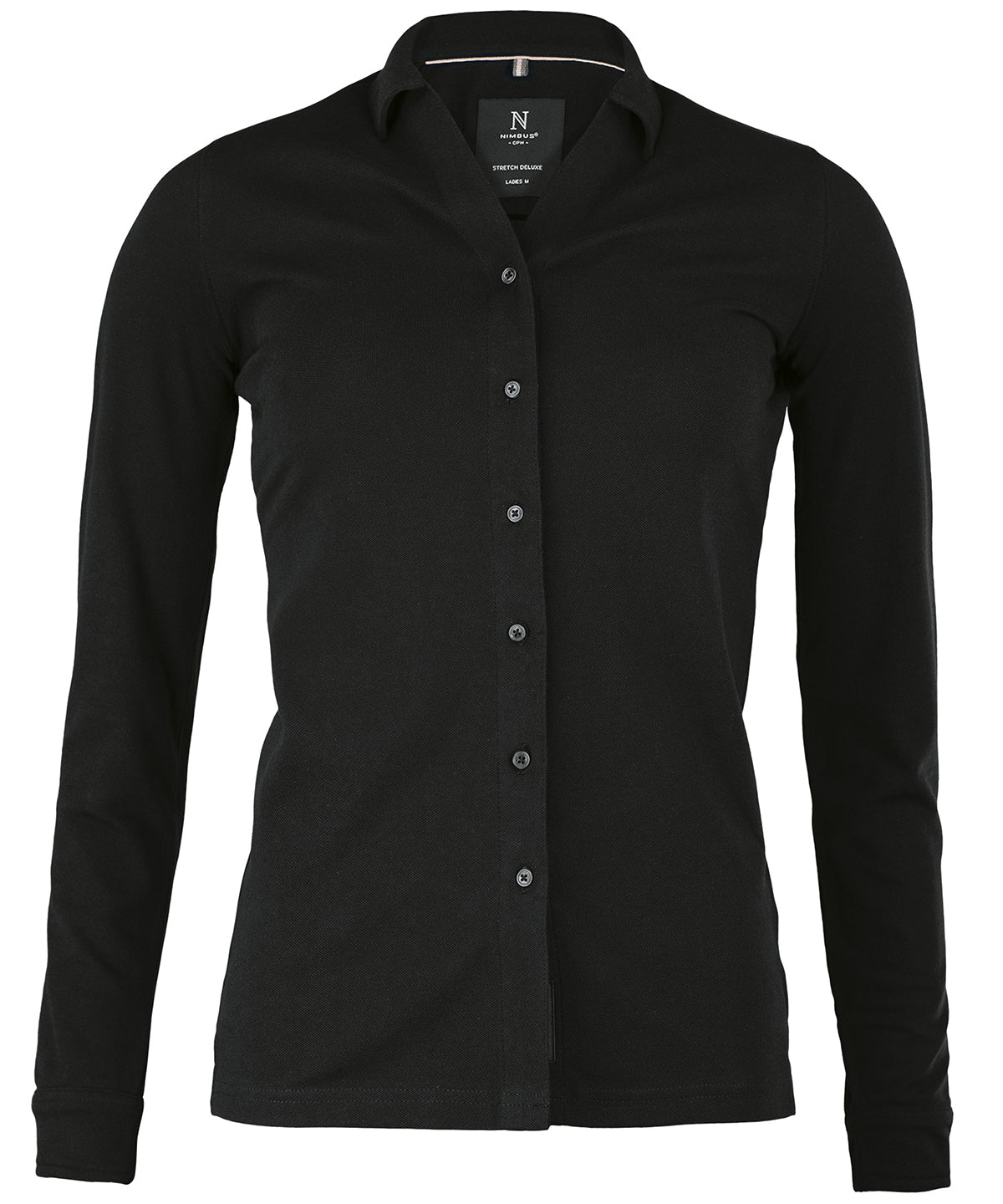 Women’s Kingston – stretch deluxe piqué shirt - Black