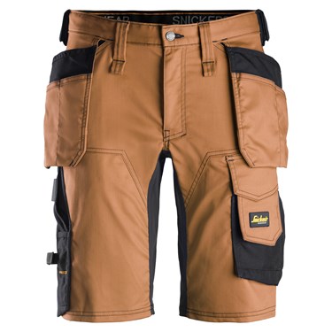 Stretch Shorts With Holster Pockets