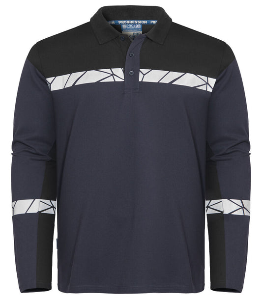 PROJOB Viz Long Sleeve Polo Shirt 7004