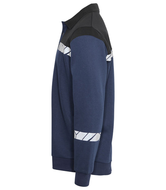 PROJOB Viz Long Sleeve Polo Sweatshirt 7100