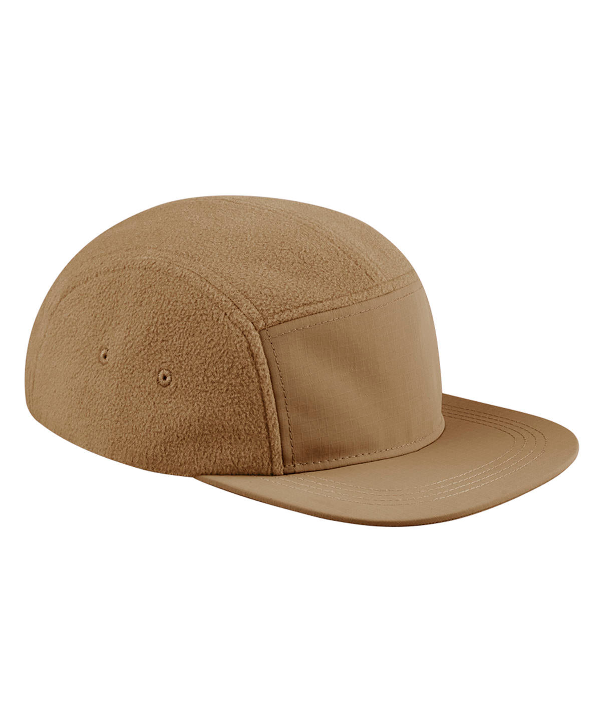 Recycled fleece outdoor camper cap - Biscuit