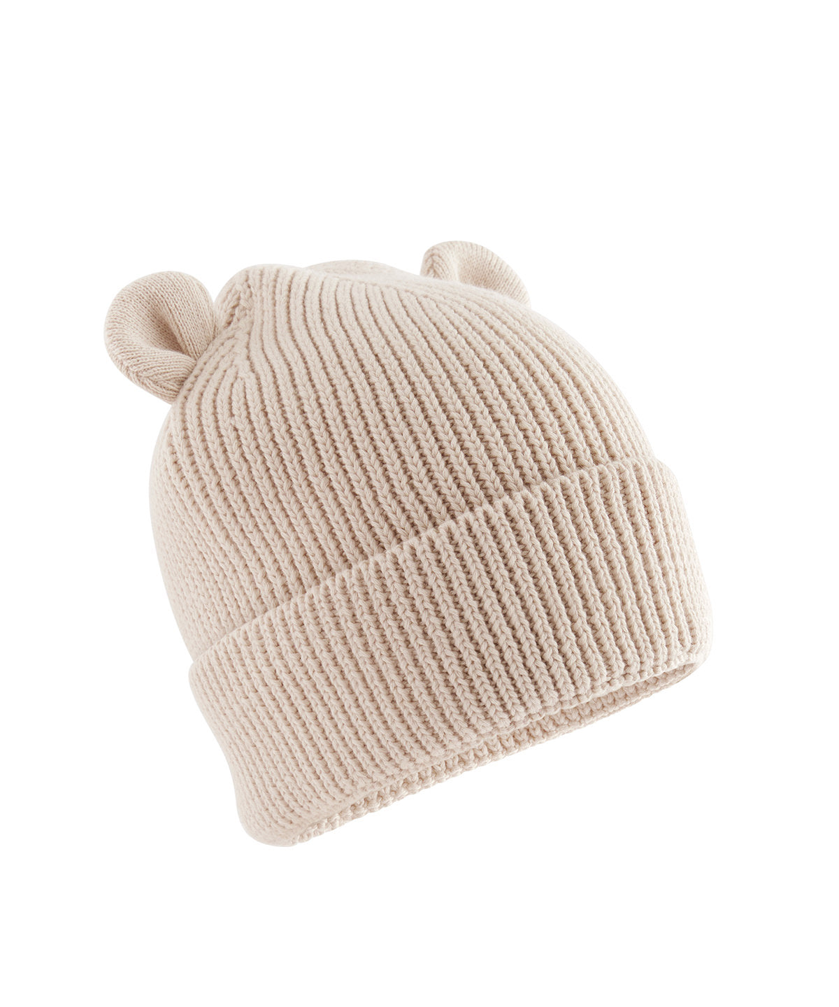 Organic baby bear beanie - Almond
