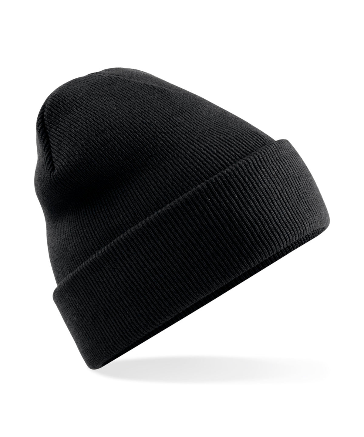 Polylana® original cuffed beanie  - Black