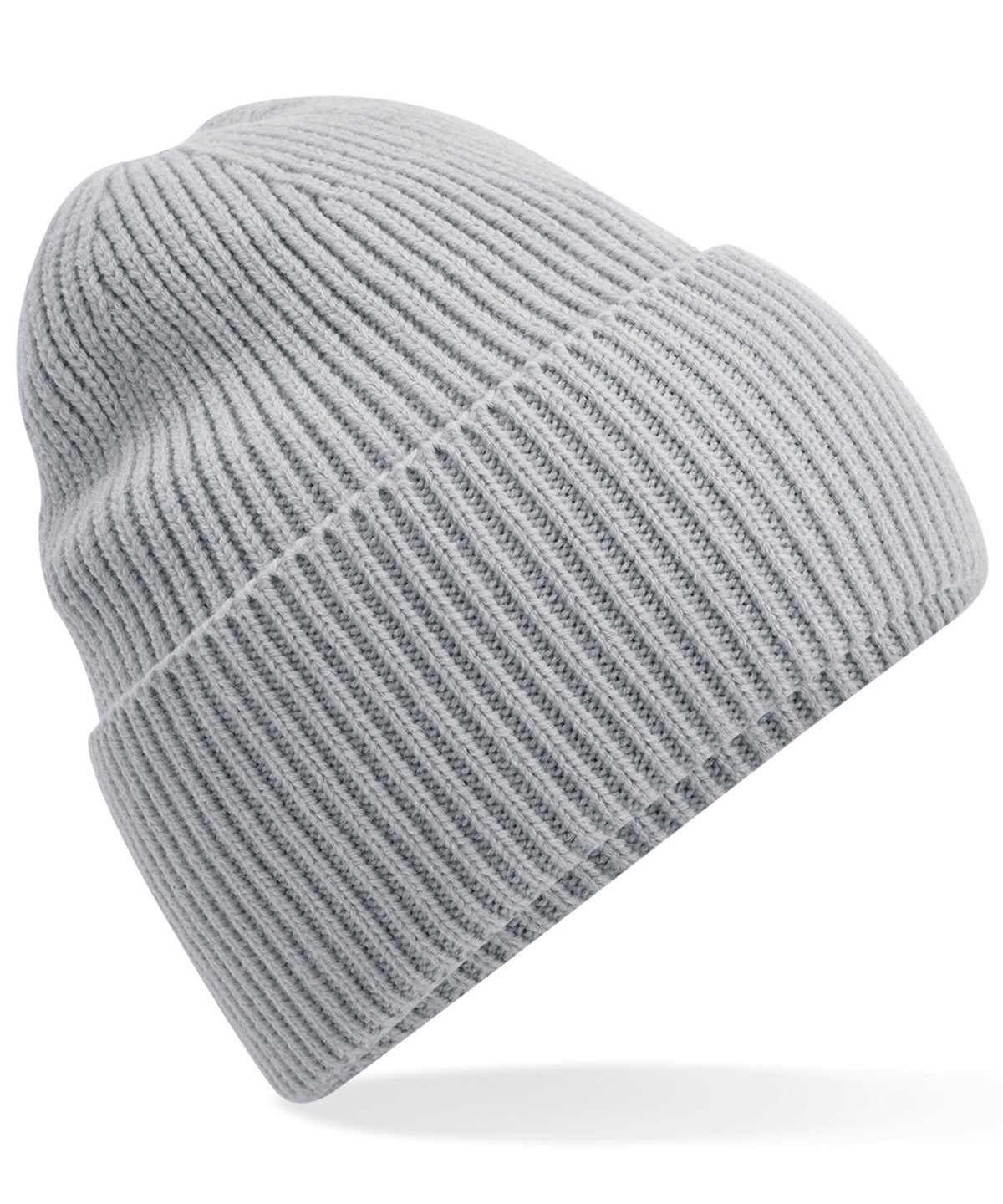 Oversized cuffed beanie - Light Grey