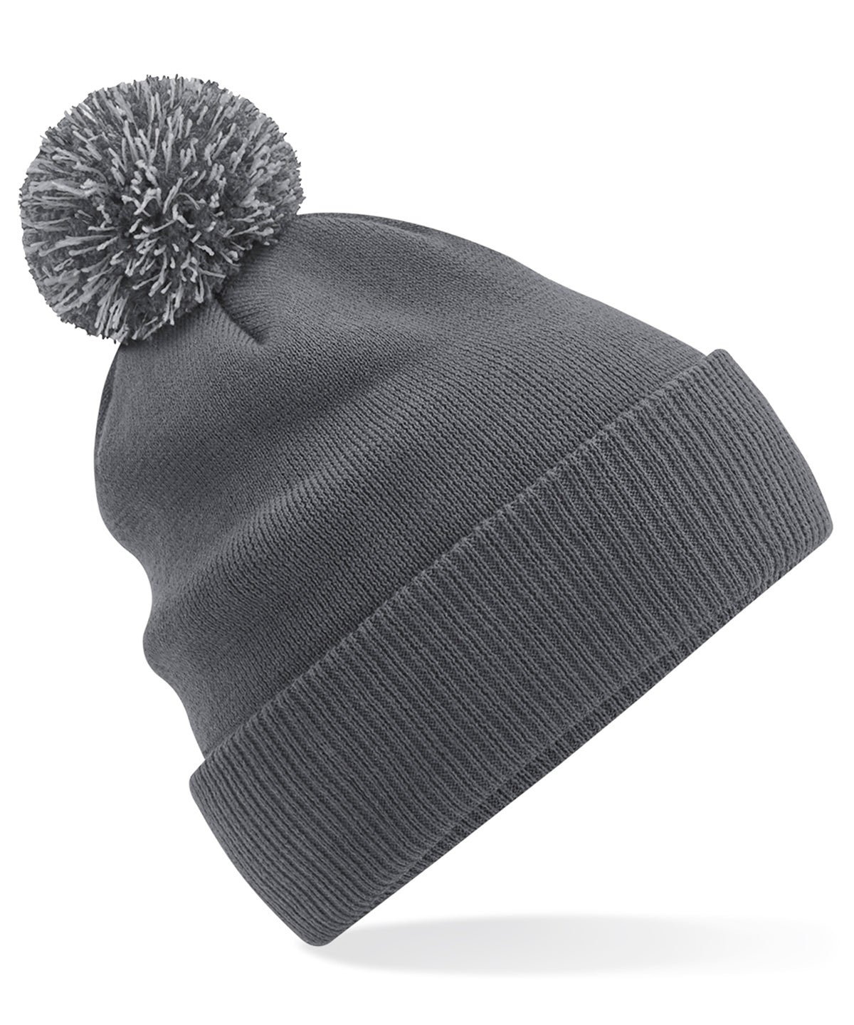 Recycled Snowstar® beanie - Graphite Grey/Light Grey