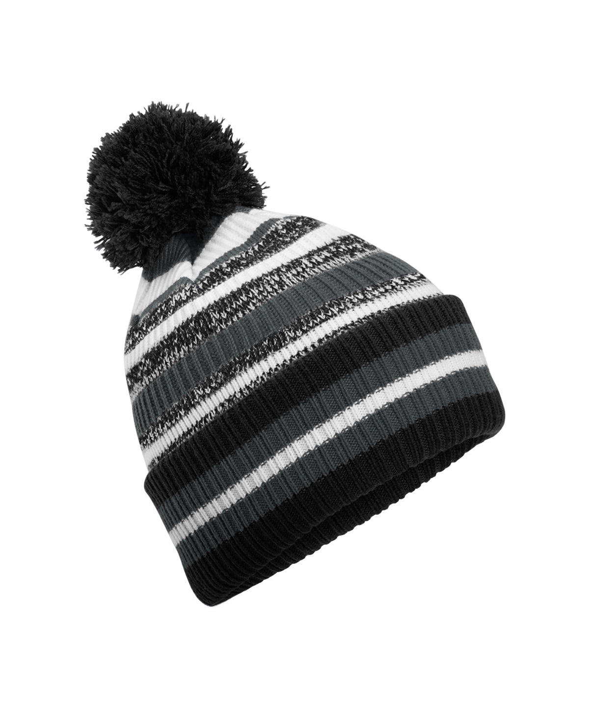 Multi-sport fan beanie - Black/Graphite Grey/White