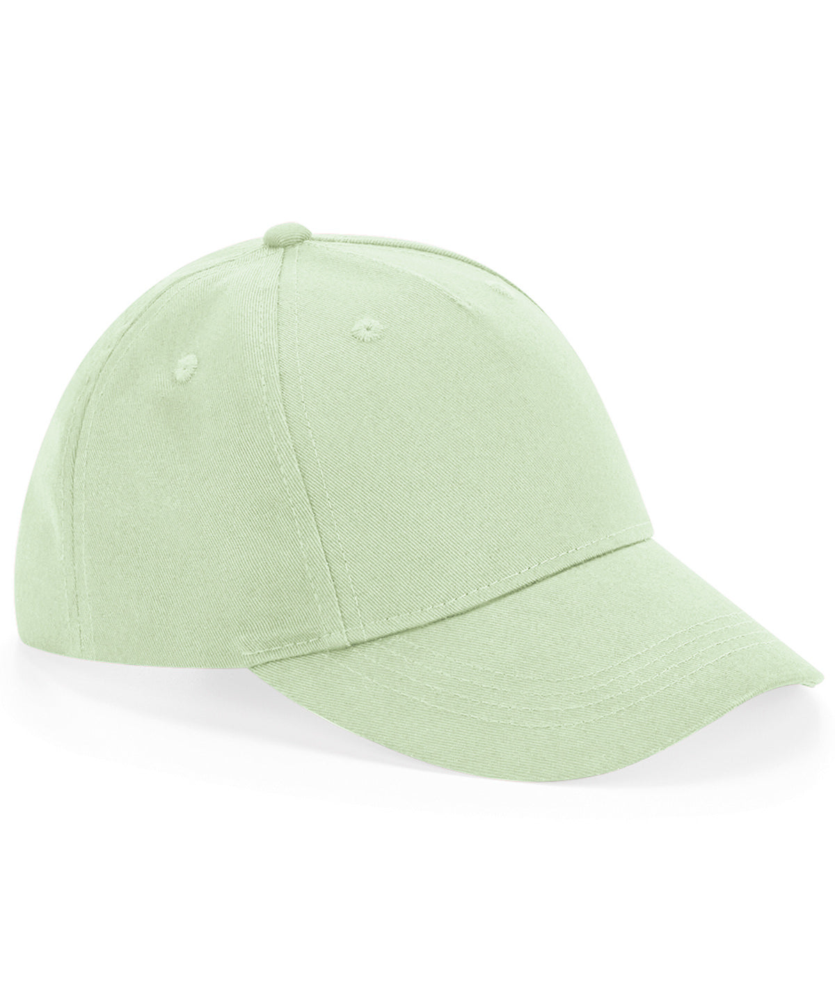 Junior organic cotton 5-panel cap - Pistachio