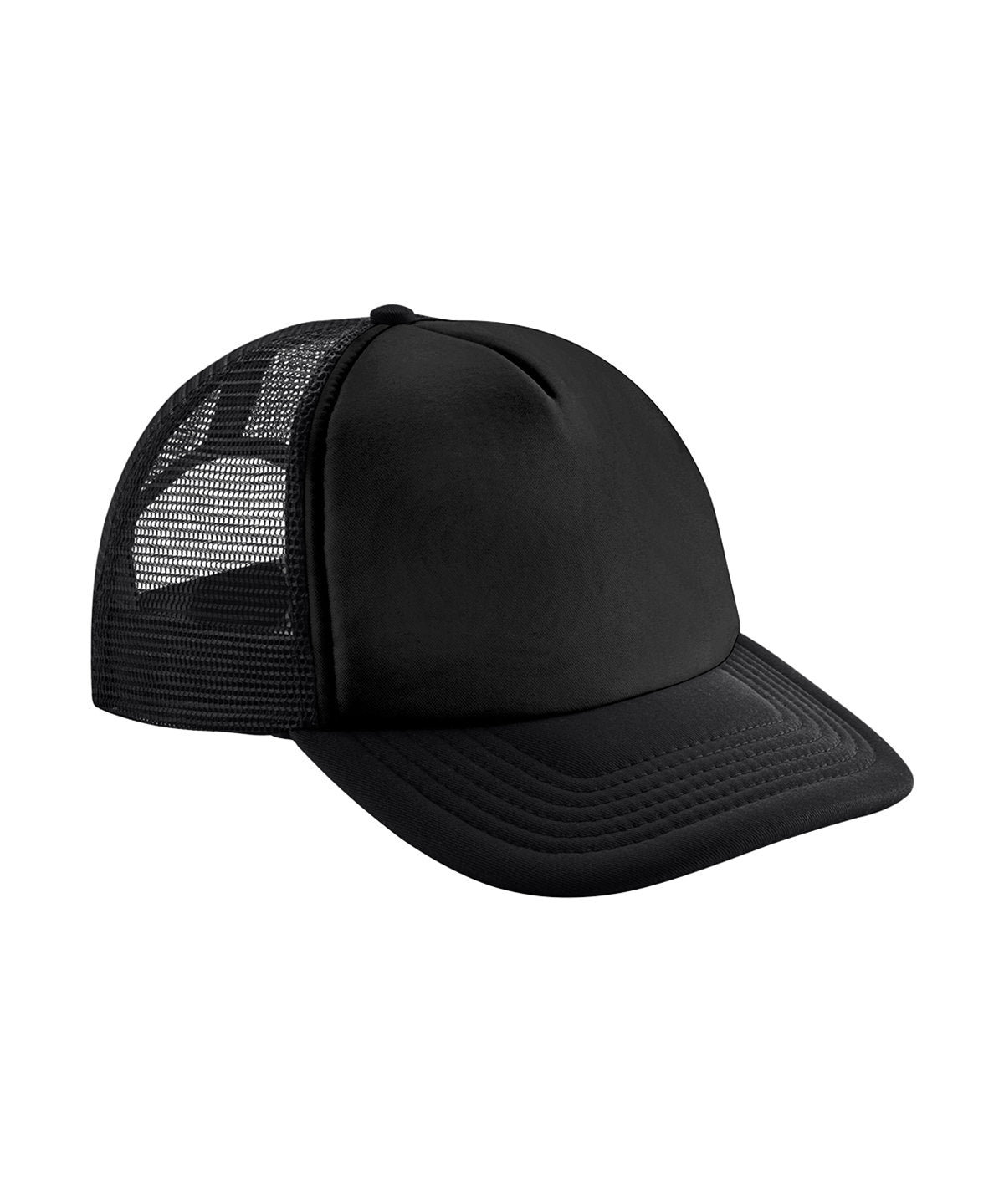 Junior vintage snapback trucker - Black/Black
