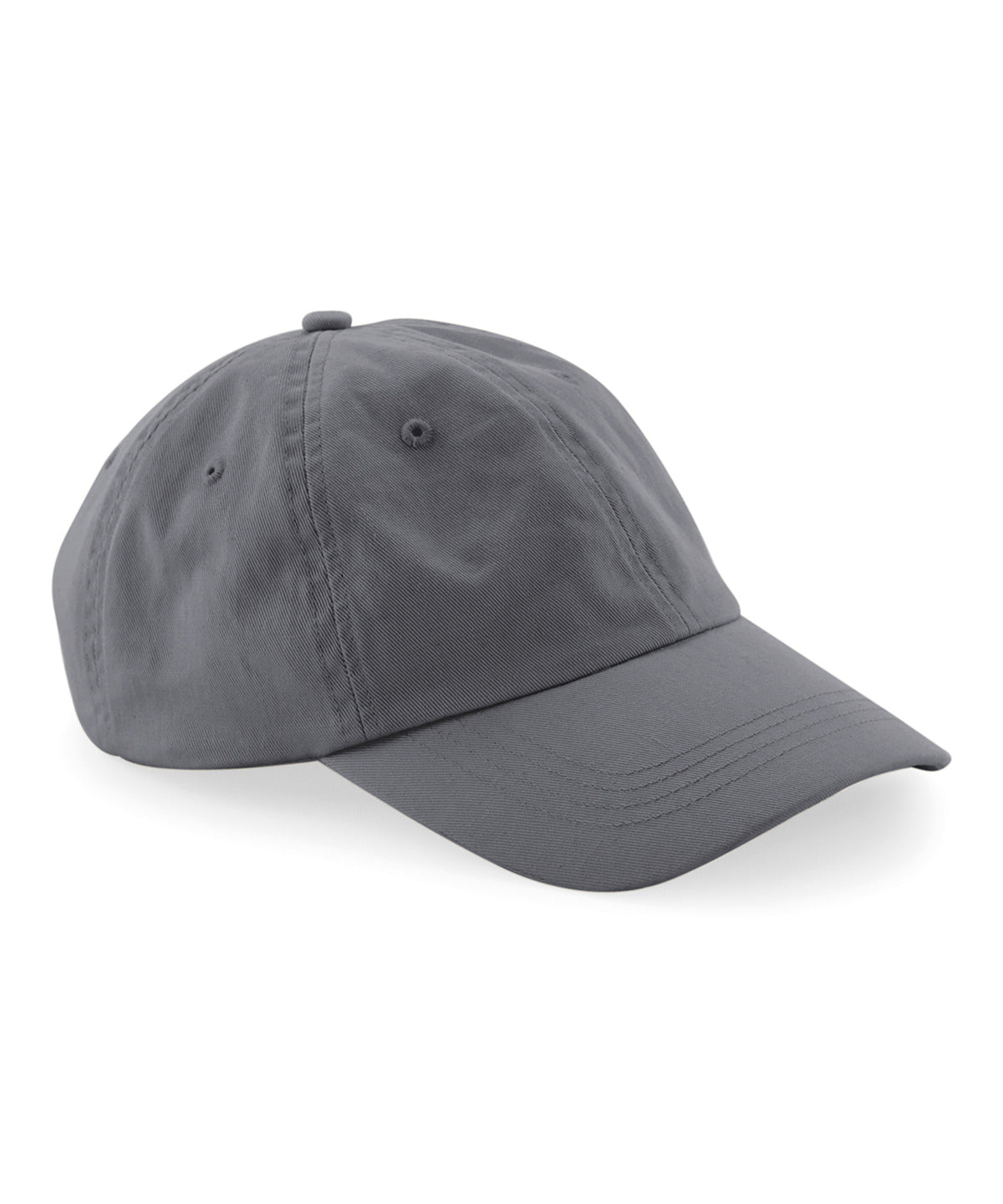 Organic cotton 6-panel dad cap - Graphite Grey