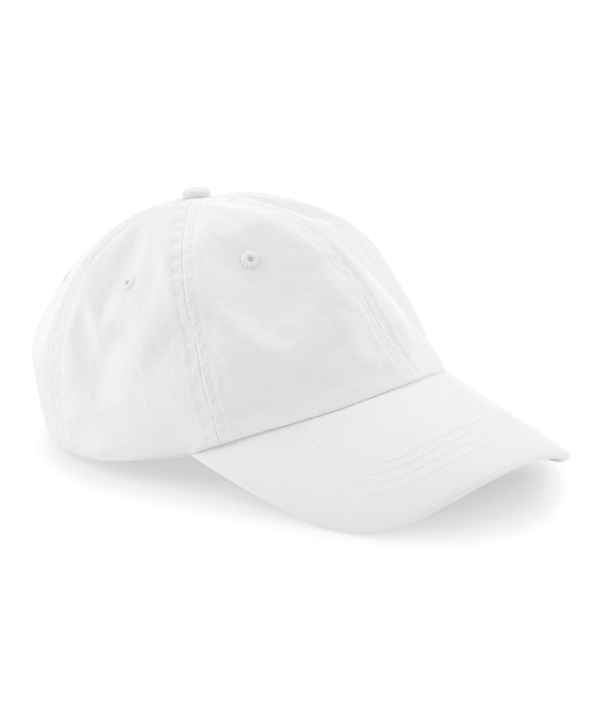 Organic cotton 6-panel dad cap - White