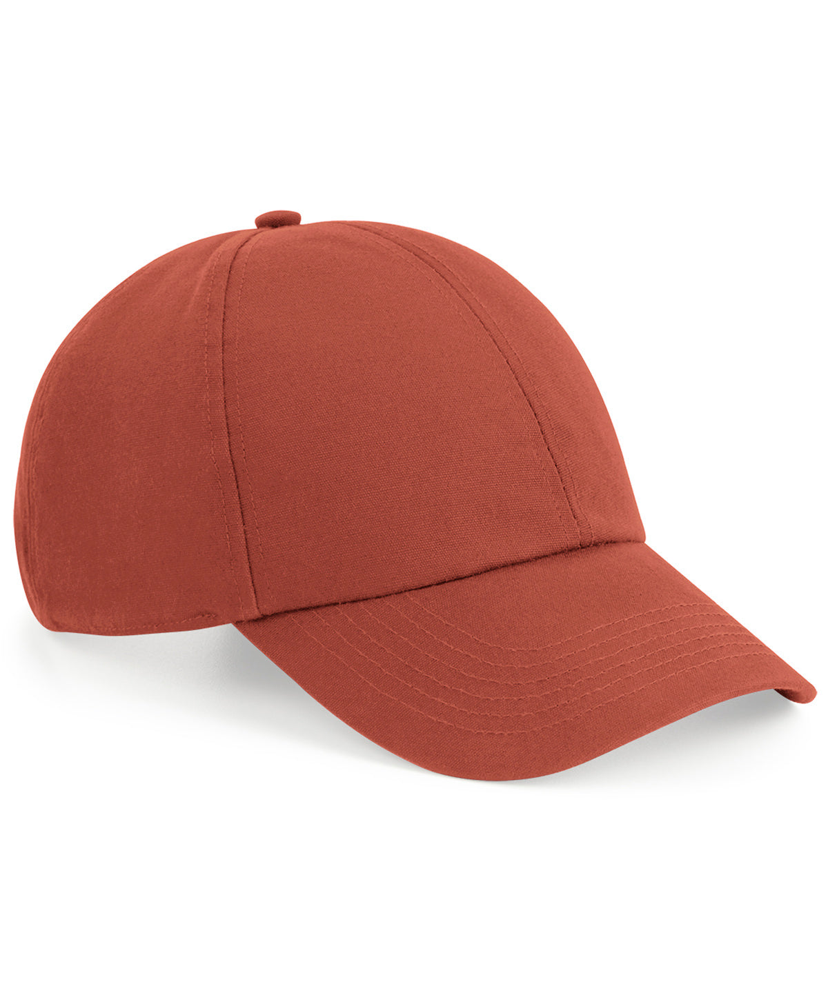 Organic cotton 6-panel cap - Terracotta
