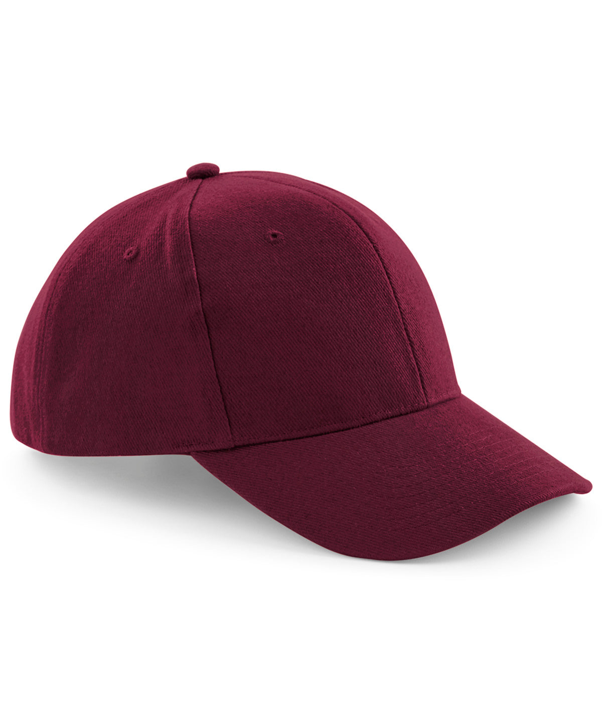 Pro-style heavy brushed cotton cap - Burgundy